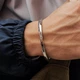 Браслет чоловічий Metallic Classic Silver з нержавіючої сталі 316L, 18-21 см - зображення 6