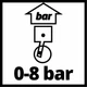 Manometr Einhell do pomiaru ciśnienia opon 4133110 (4006825574173) - obraz 2