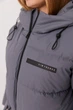 Женская Куртка Зимняя Kim Графит Однотонная Xs-m (369512) - изображение 3
