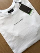 Мужская Футболка Белая Брендовая Базовая С Логотипом Armani L (387825) - изображение 4
