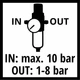 Reduktor Einhell z filtrem 1/4 cali 4135001 (4006825410181) - obraz 6