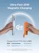 Магнітна батарея Power bank UGREEN PB773 10000 mAh 25W Orange - зображення 6