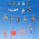 Коллекционный брелок-сюрприз Pop Mart THE MONSTERS Серия Pin for Love Letter N-Z (6931571095970) - изображение 8