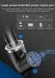 Автомобильное зарядное устройство Baseus Y type dual USB+cigarette lighter extended car charger 3.1 A Black - изображение 6