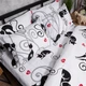 Комплект постельного белья Moon&Star Евро 200x220 см наволочки 4 х 50х70 см Cat Romance Бязь Gold Люкс (MS-820010653) - изображение 3