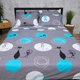 Комплект постельного белья Moon&Star King Size 220x240 см наволочки 2 х 50х70 см Cat Vibes Бязь Gold Люкс (MS-820010676) - изображение 2