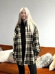 Сорочка Жіноча Жовта В Клітинку Оверсайз Базова one size (369247) - зображення 2