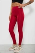 Лосины женские однотонные, цвет бордовый, XL, 214R256 - изображение 3