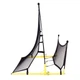 Dwustronny trenażer piłkarski MOVEPRO Rebounder do ćwiczeń strzeleckich 220 x 120 cm (JSP-DS8030) (5905817010073) - obraz 5