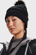 Жіноча чорна шапка Storm Insulated CGI Beanie Under Armour OSFM 1365931-001 - зображення 2