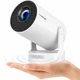 Міні Проектор для Дому HY300 Pro+ з функцією Домашній Проектор для Фільмів та Смарт Проектор на Стіну з Wi FI 6 та Android 11 для Кіно на стену - зображення 1