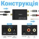Конвертер звукового сигнала из цифрового в аналоговый Digital Lion​​​​ DAC03, ЦАП: Toslink + Коаксиал на RCA + 3.5 мм - изображение 3