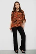 Блузка женская с принтом красный 230R1501 AGER XL-XXL - изображение 2