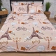 Комплект постельного белья Moon&Star King Size 220x240 см наволочки 4 х 50х70 см French Mood Бязь Gold Люкс (MS-820010853) - изображение 2