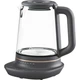 Електрочайник Electrolux 1.7л, Strix, скло, заварник, підтримка температури, чорний (00109423) - изображение 6
