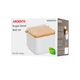 Цукорниця Ardesto Midori 12х12х11см, 840мл, кераміка, бамбук, біла (00113907) - изображение 7