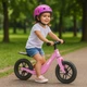 Детский беговел Kruzzel 25768 12-колеса розовый от 2 лет - изображение 2