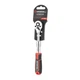 Тріскатка телескопічна INTERTOOL 1/4" 72 зуби (ET-8004) - зображення 5