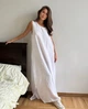 Жіночий лляний сарафан максі Uaclothes 42 Білий (like38307-187401349) - изображение 1