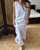 Жіночий лляний сарафан максі Uaclothes 42 Білий (like38307-187401349) - изображение 2