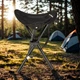 Стул кемпинговый Outtec тренога раскладной черный - изображение 6