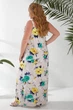 Сарафан женский с принтом бежевый 257R352-2 AGER XL-XXL - изображение 5