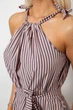 Женский сарафан в полоску софт пудровый 257R21-5 AGER XXL-XXXL - изображение 5