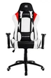 Игровое кресло 2E GAMING BUSHIDO, Black/White, ПУ кожа / ткань (2E-GC-BUS-WT) - изображение 1