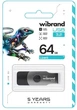 Флеш накопичувач USB 64Gb Wibrand Lizard, Black, USB 3.2 Gen 1 (WI3.2/LI64P9B) - зображення 3