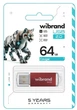 Флеш накопитель USB 64Gb Wibrand Cougar, Red, USB 2.0 (WI2.0/CU64P1R) - изображение 2