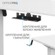 Компьютерный стол OfficePro ODE1260W, White - изображение 10