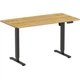 Компьютерный стол OfficePro ODE1470LW, Light Wood/Black - изображение 1