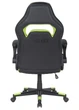 Игровое кресло 2E GAMING HEBI, Black/Green, ПУ кожа (2E-GC-HEB-BK) - изображение 4