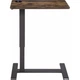 Компьютерный стол приставной OfficePro ODM366B, Dark Wood/Black - изображение 2