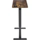 Компьютерный стол приставной OfficePro ODM366B, Dark Wood/Black - изображение 4