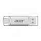 Флеш накопичувач USB 128Gb Acer UT300, Silver, Type-C / USB 3.2 Gen 1 (BL.9BWWA.590) - зображення 1