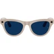 Смарт-очки Ray-Ban Meta Skyler Standard Shiny Chalky Gray Frame / Clear Sapphire Transition Lenses (RW4010 6700MF 52-20) - изображение 1