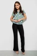 Блуза AGER S Сине-зеленый 230R1505 - изображение 2