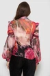 Блуза женская с принтом шифоновая, цвет розовый, L, 230R1503 - изображение 4