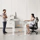 Компьютерный стол с электрорегулировкой высоты Sense7 Nojo LIGHT 140x70 см Белый - изображение 5