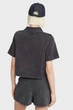 Жіноче темно-сіре поло Overdyed G-Star RAW XS D26086,D966 - зображення 3