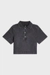 Жіноче темно-сіре поло Overdyed G-Star RAW XS D26086,D966 - зображення 6