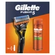 Набор косметики Gillette Fusion5 Станок для бритья мужской (бритва) с 1 сменным картриджем + Гель для бритья 200 мл (8700216534048) - изображение 2