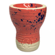 Чаша для кальяна Grynbowls Mummy Glaze Pink розовая из глины 9см в глазури - изображение 1