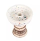 Чаша для кальяна Aroma Zulu Glaze White/Red 8.5см фанел глина в глазури жаростойкая - изображение 2