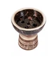 Чаша Aroma Sierra Glaze Black для кальяна из глины в глазури 8.5см черная - изображение 2