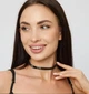 Чокер Кольє у стразах Jeweston чорний (26+15 см) - зображення 10