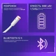 Бездротові ігрові навушники Proove Gaming Bliss Pro White Геймерська гарнітура з мікрофоном та 2.4 ГГц / Bluetooth - зображення 6