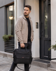 Сумка для ноутбука Leather RL1058 черная из CORDURA с креплением на чемодан Leather - изображение 11
