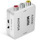 Відеоадаптер, перехідник з AV на VGA OEM AV2VGA-01, конвертер відео + аудіо сигналу, FullHD 1080P - зображення 3